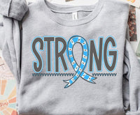 Strong light blue ribbon (S&G) 52744 DTF transfer