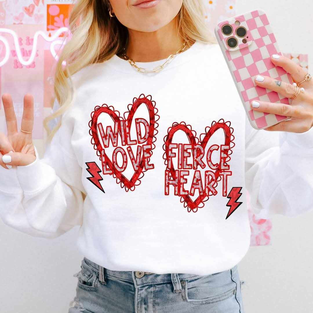 Wild love fierce heart (VIRGO) 82274 DTF transfer