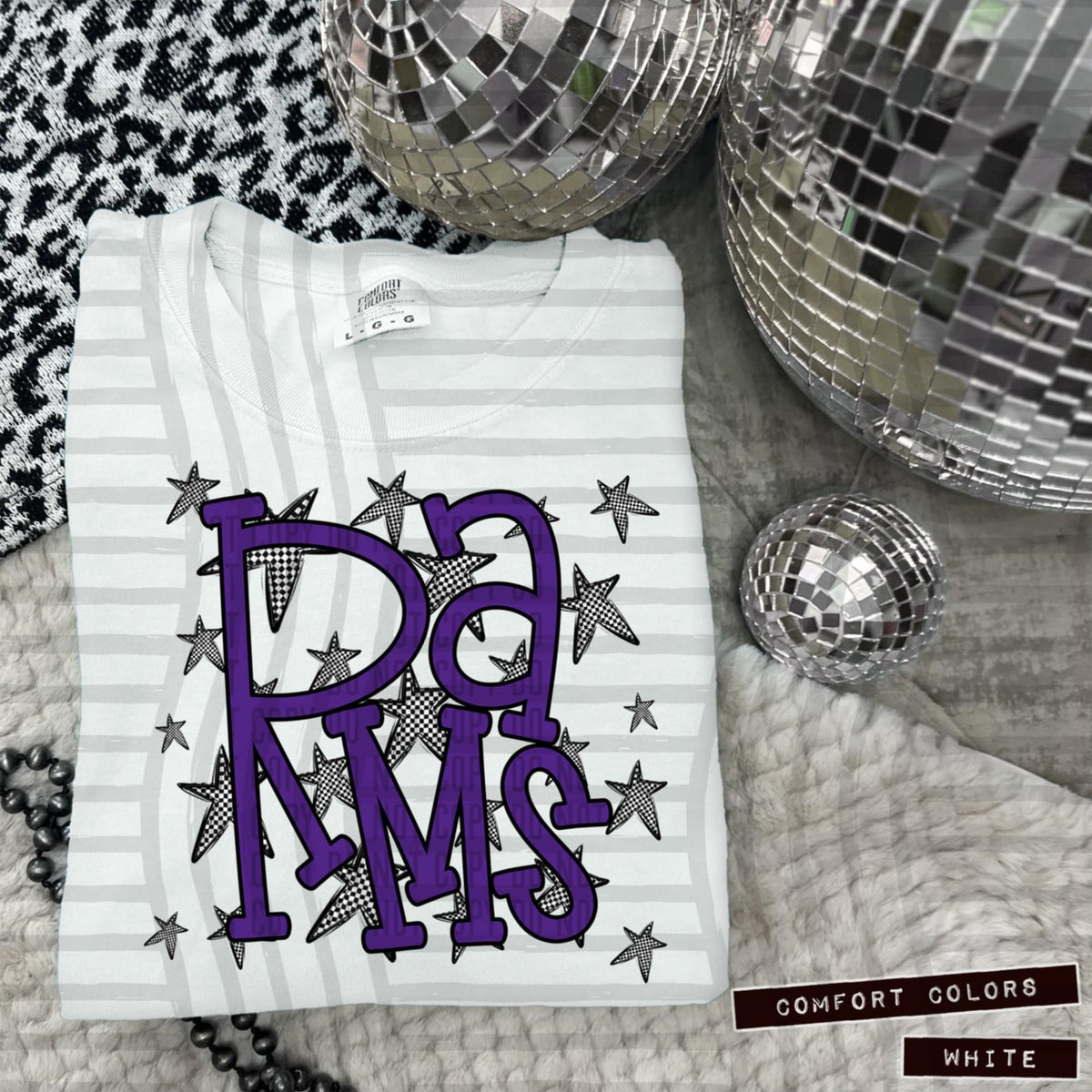 Purple Staggered Mascots (Caplinger)