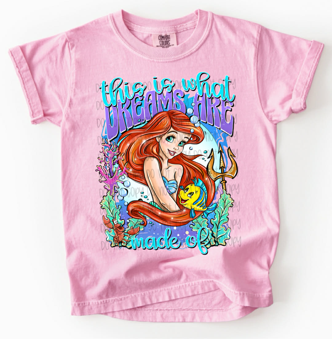 Dreams are made of mermaid (SDD) DTF transfer