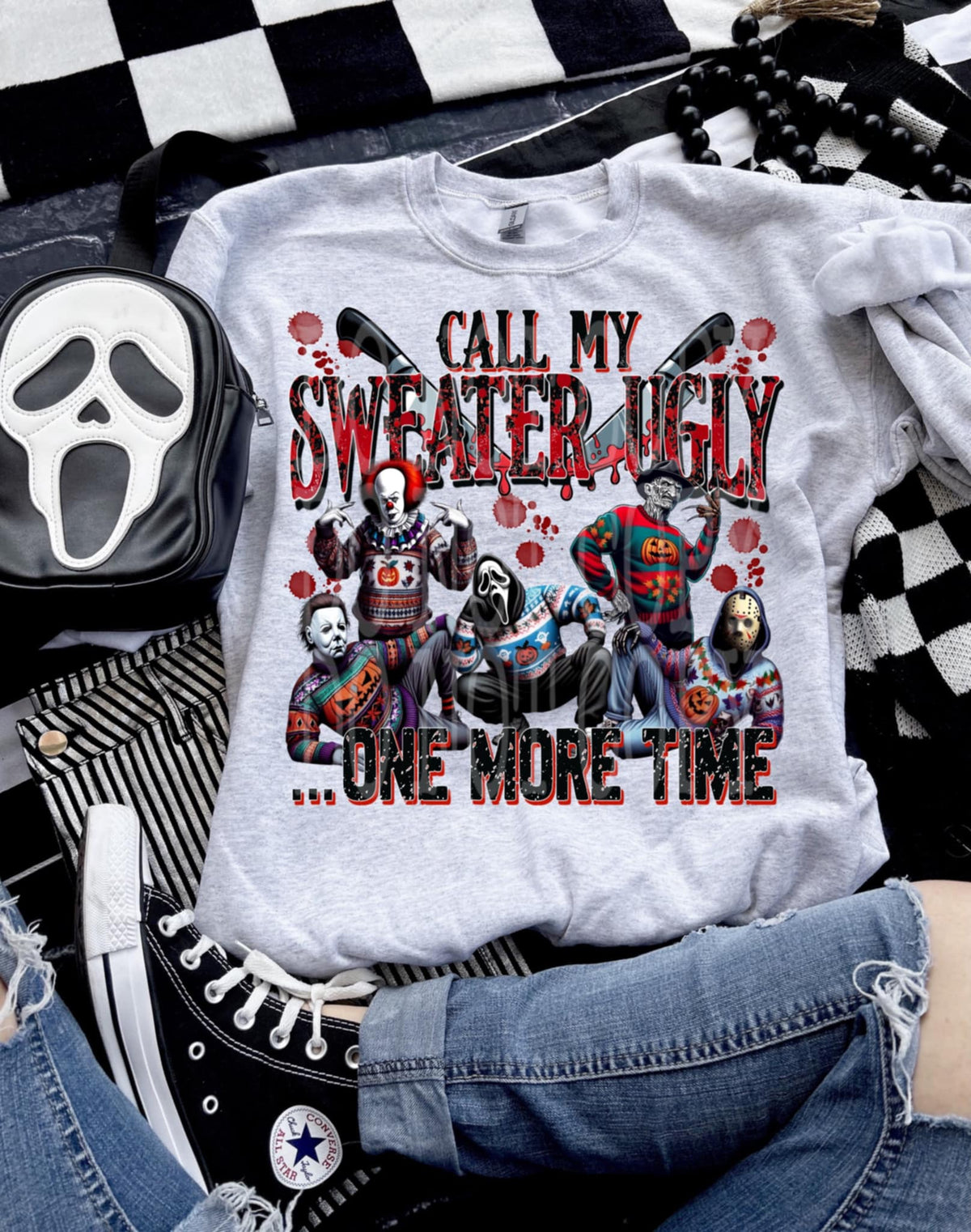 Call my sweater ugly one more time 107993 DTF transfer