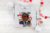 I love you more than pretzel day FRONT PRINT 13203 DTF TRANSFER