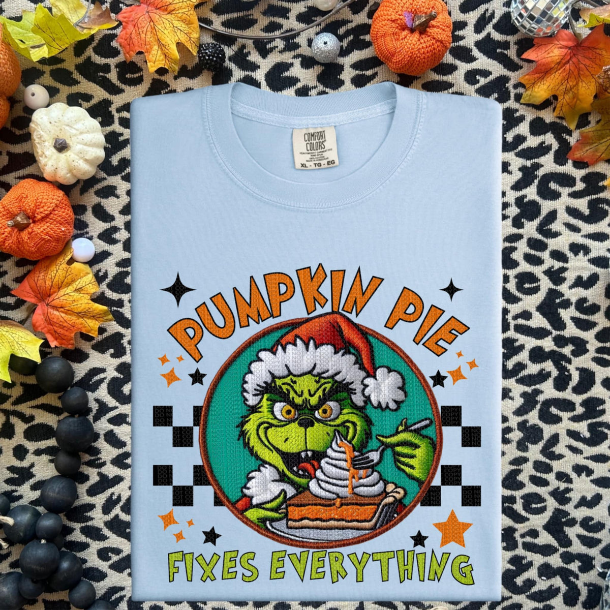 Pumpkin Pie Fixes Everything exclusive DTF transfer