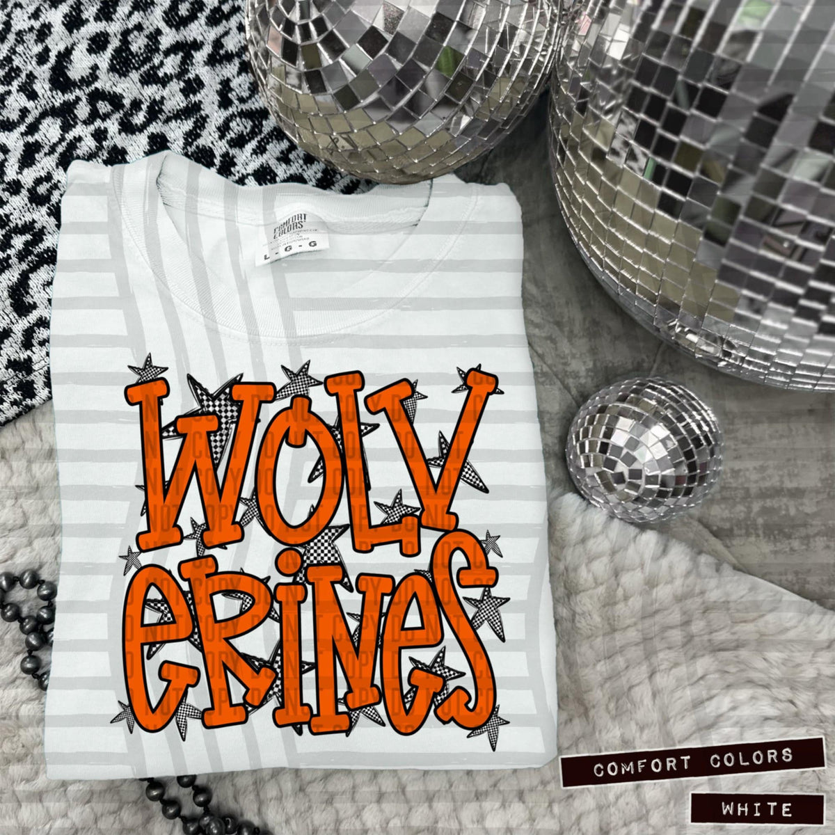 Orange Staggered Mascots (Caplinger)