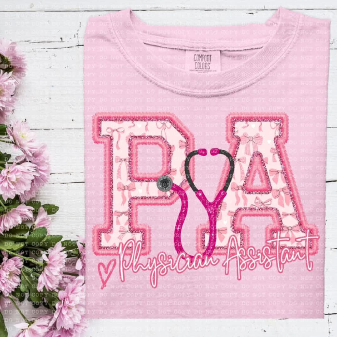 PA physician assistant coquette (ECHT) 93862 DTF transfer