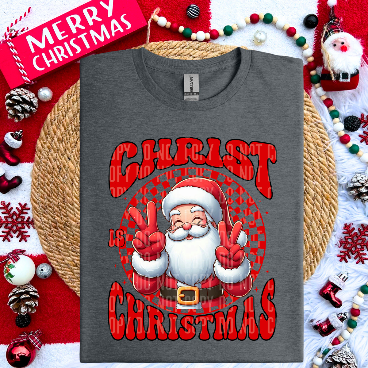 Christ is Christmas (caplinger) 67481 DTF transfer