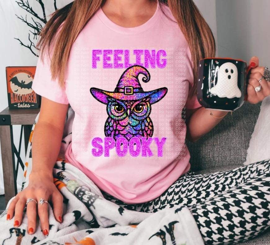 Feeling spooky owl (DDD) 55198 DTF transfer