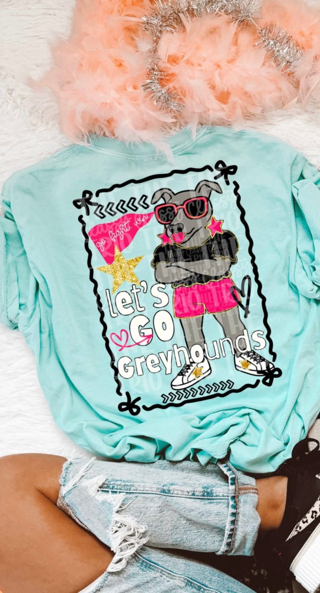 Let’s go mascots frame