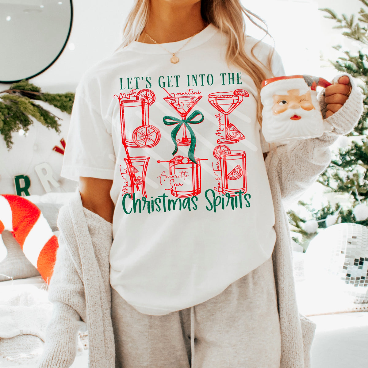 Christmas Spirit Cocktails (scarlow) 114341 DTF transfer