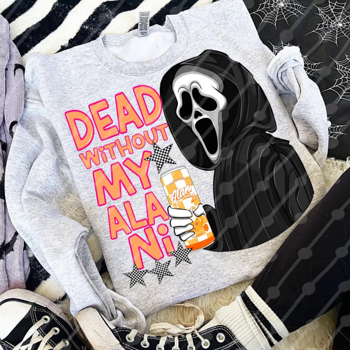 Dead without my pumpkin energy drink GF (JBD) DTF transfer