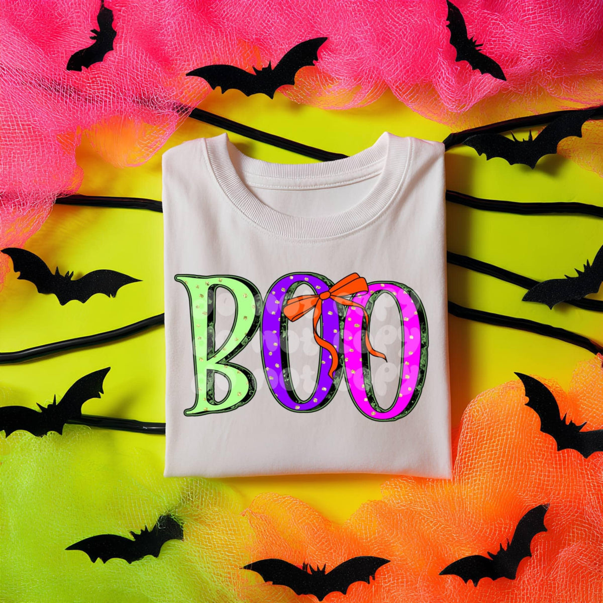 Boo colorful 103295 DTF transfer