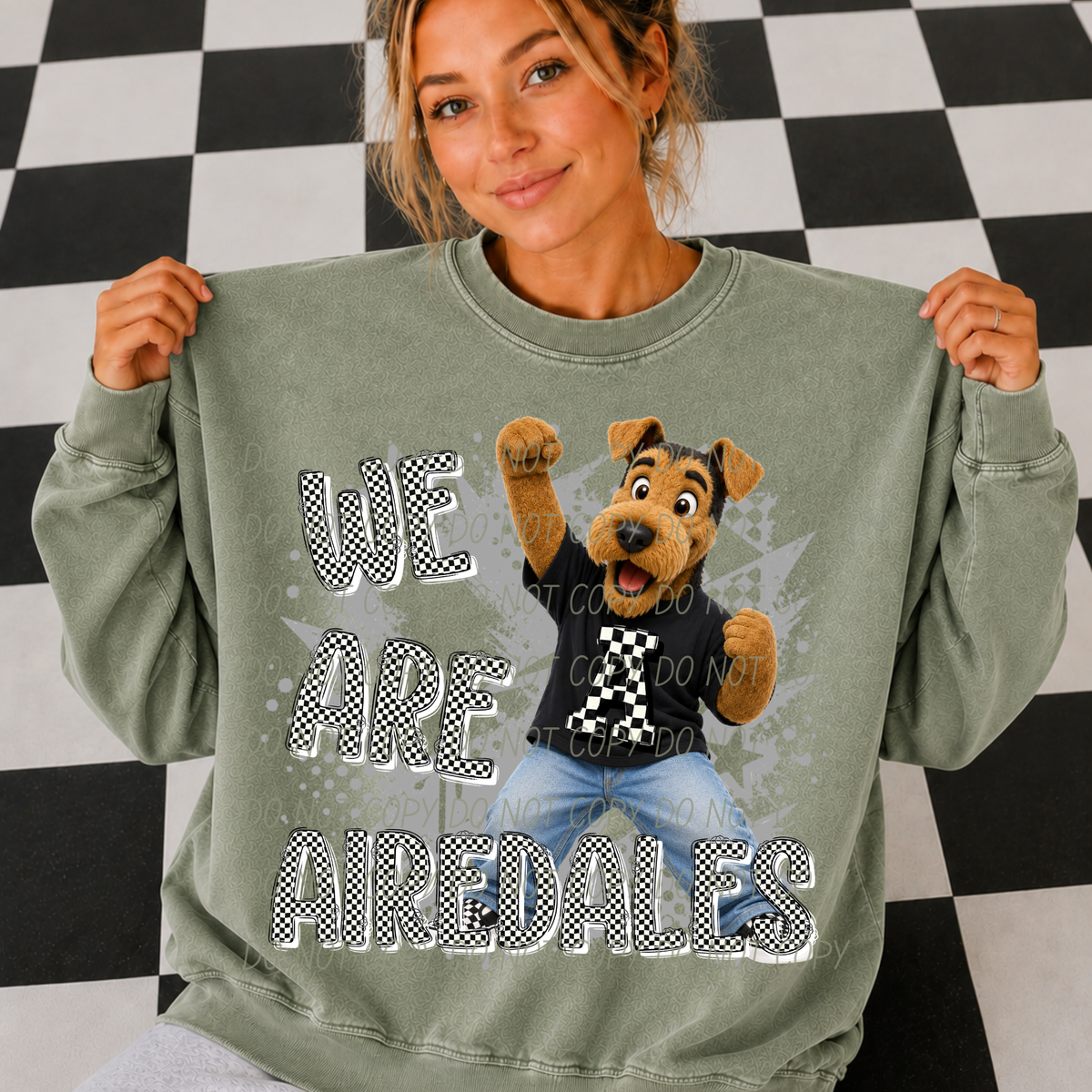 airedales campus crew (city) DTF transfer