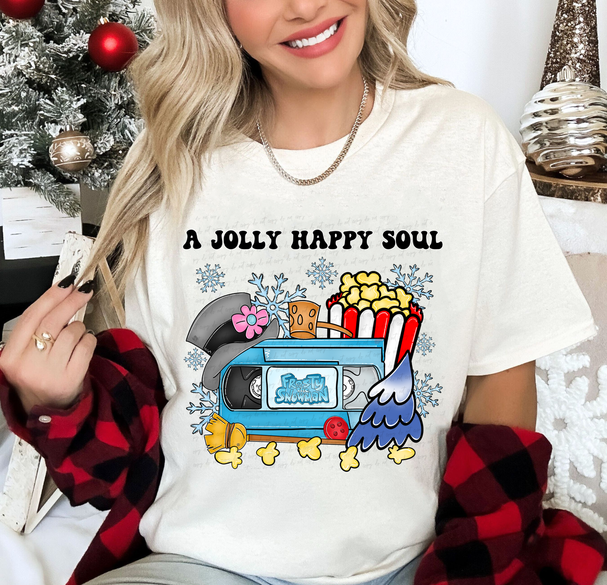 A Jolly Happy Soul Snowman VHS 114900 DTF transfer