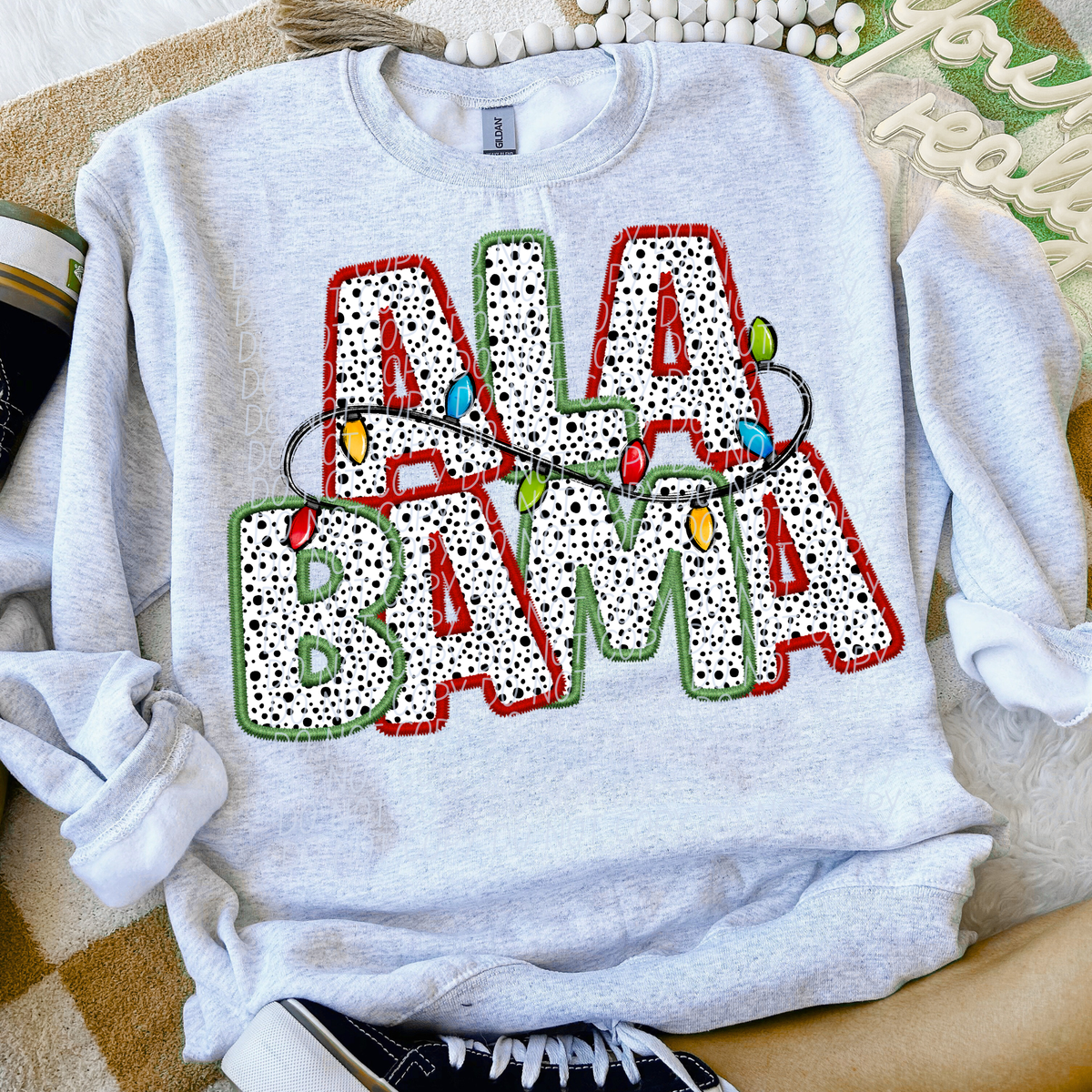 Alabama Christmas Lights (City) DTF Transfer