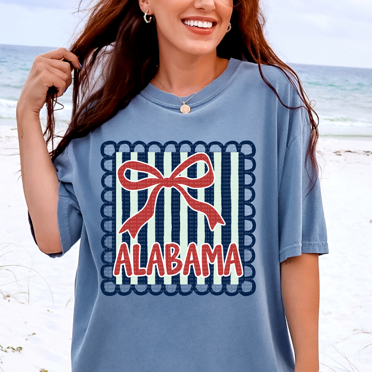 Alabama preppy RWB frame (ECHT) DTF Transfer