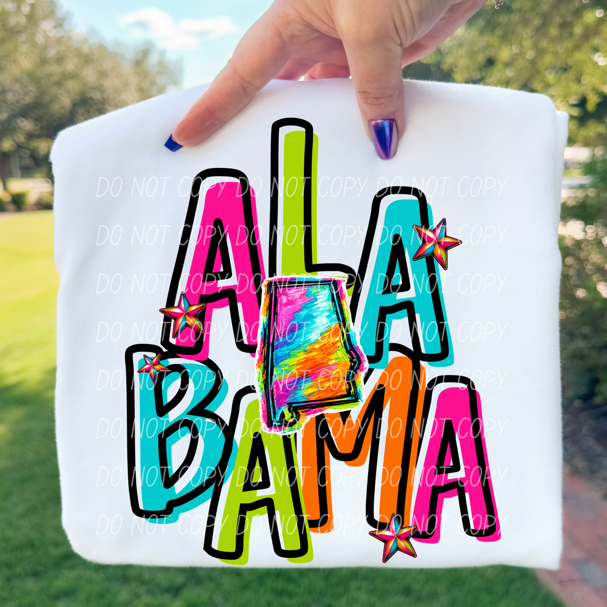 Alabama neon (City) DTF Transfer