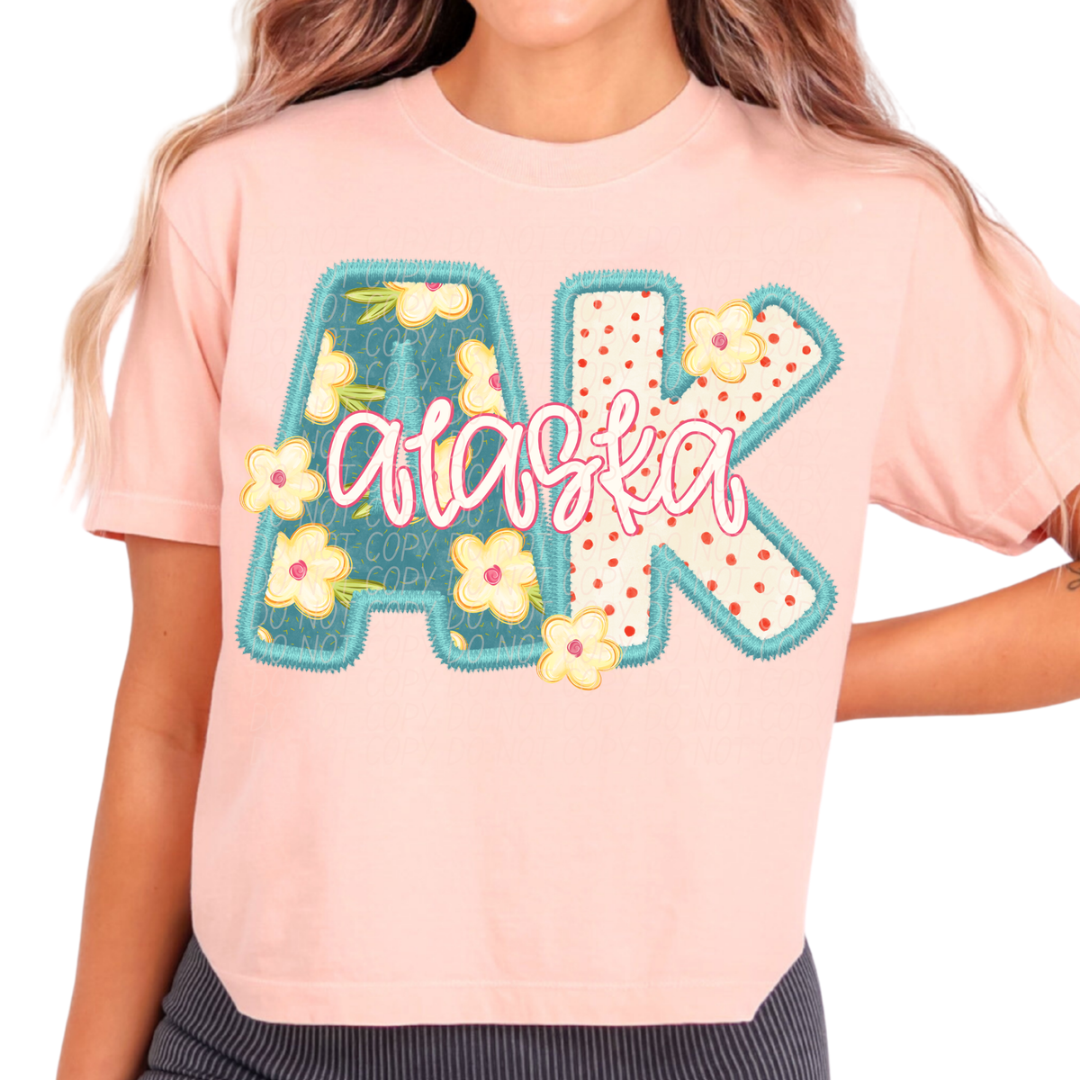 Alaska retro floral (City) DTF Transfer