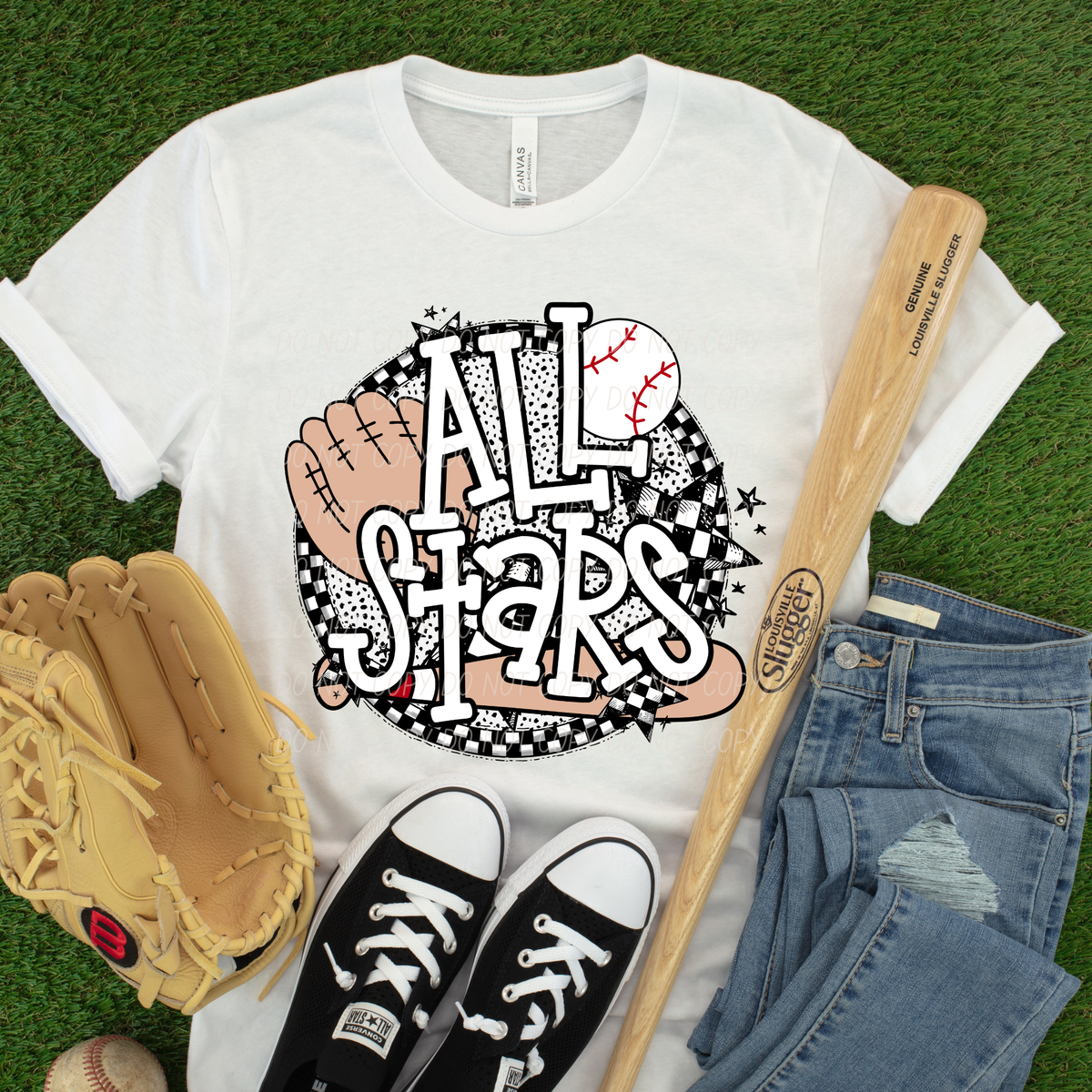 all stars baseball (City) DTF Transfer
