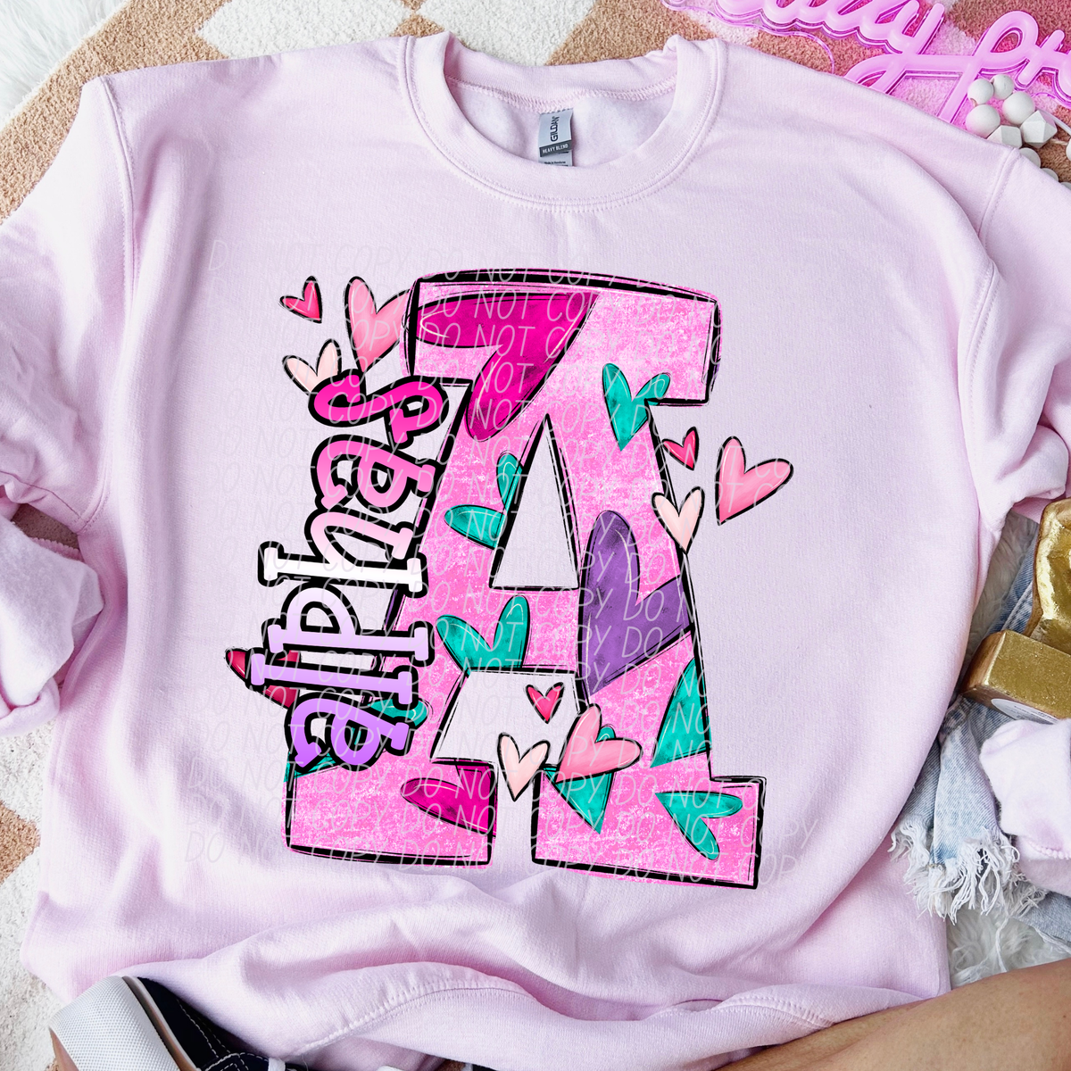 Alphas Valentine Mascot (City) DTF transfer