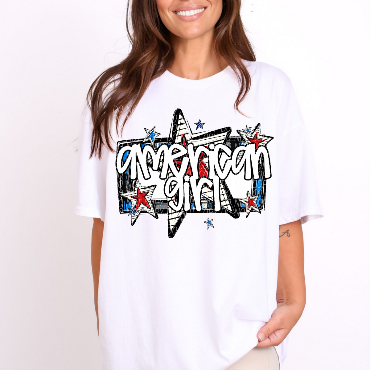 American Girl 4th of July (CITY) DTF transfer