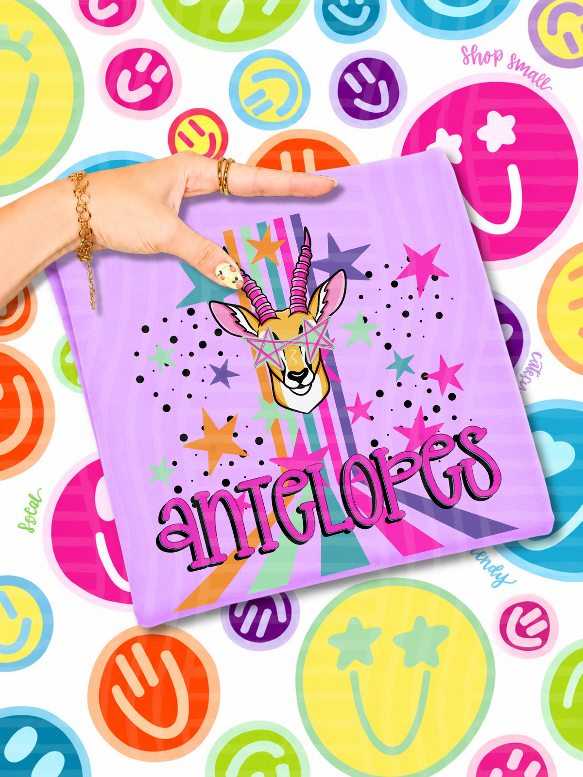 antelopes starry eyes rainbow (caplinger) DTF Transfer