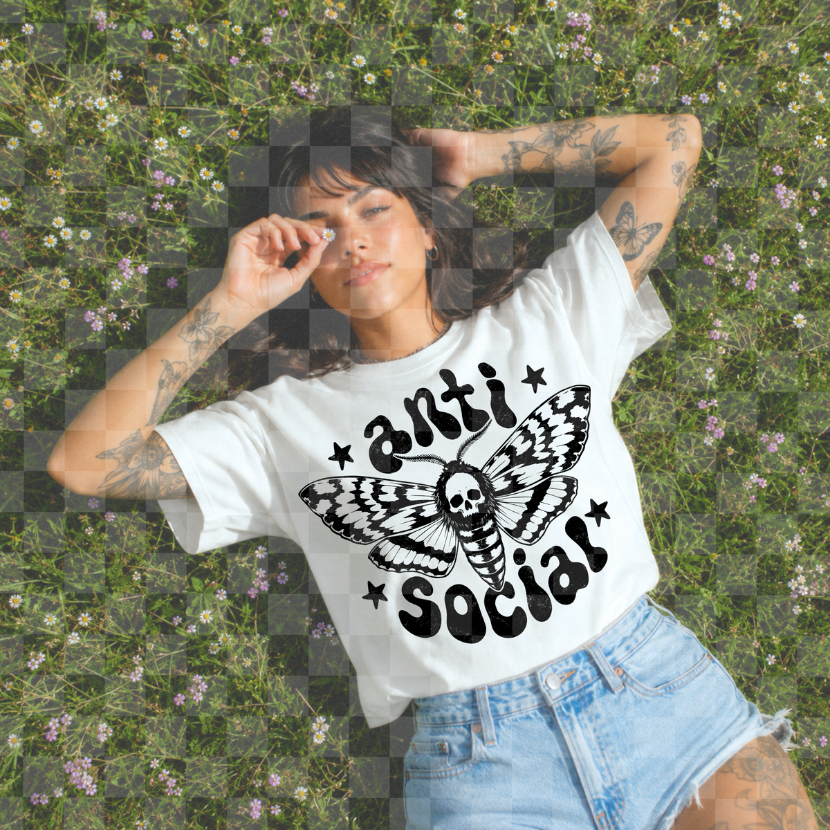 Anti social butterfly (Lyttle) DTF Transfer