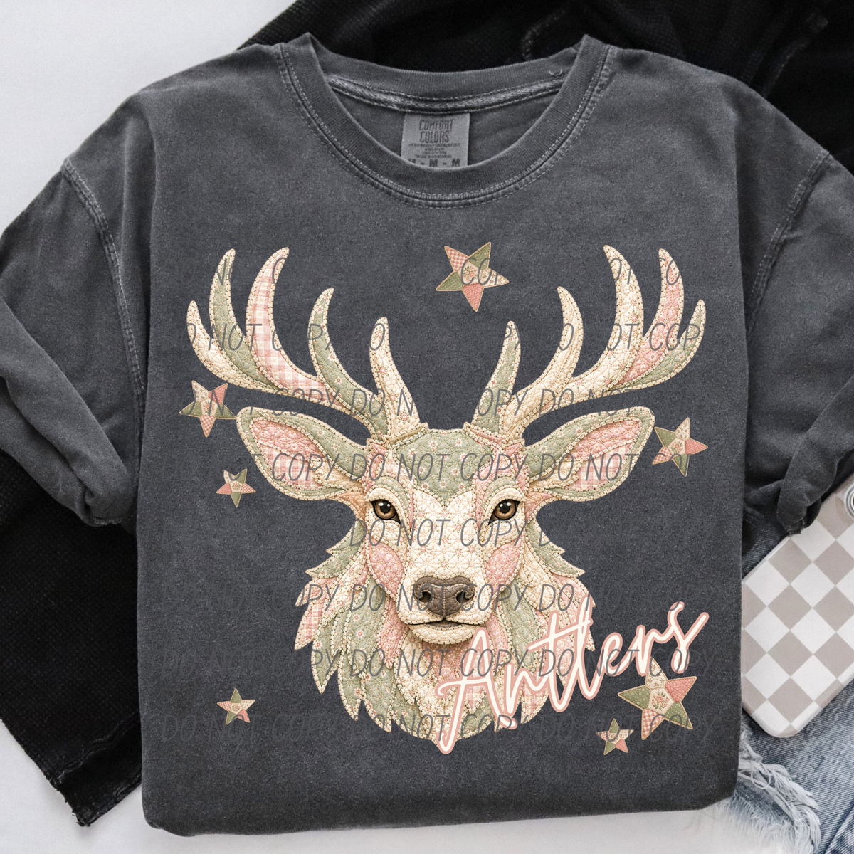 Antlers meemaw mascot (City) DTF Transfer