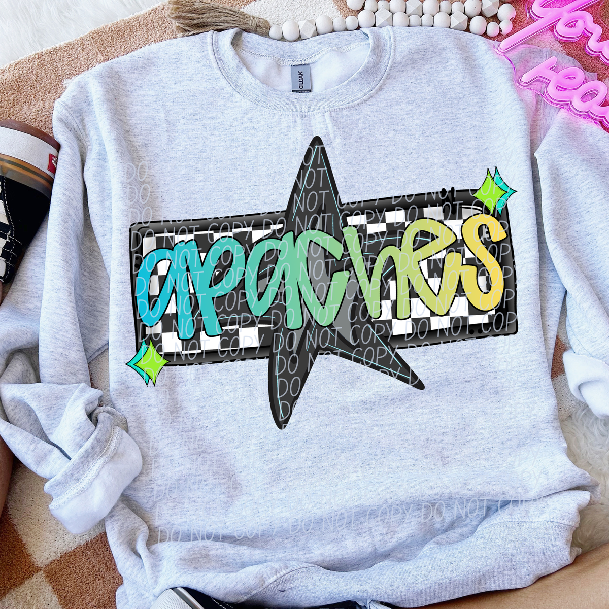 Apaches Skater Boy Mascot (City) DTF transfer