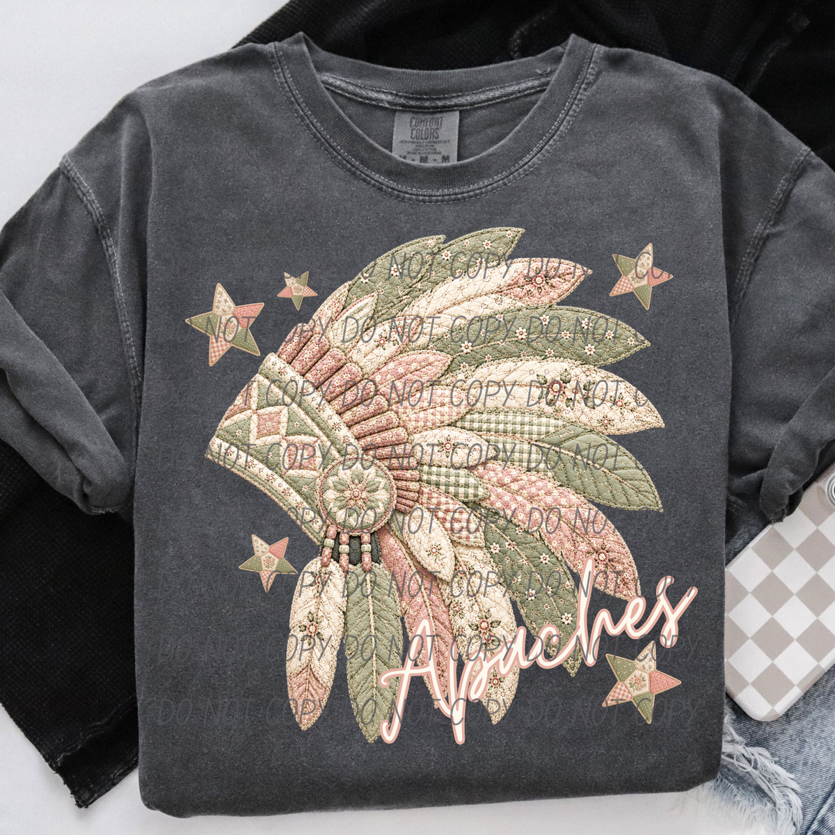 Apaches meemaw mascot (City) DTF Transfer