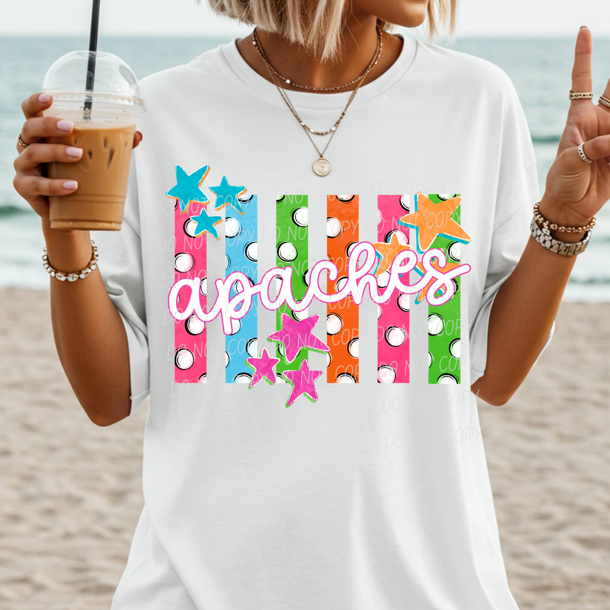 apaches polkadot pride (city) DTF Transfer