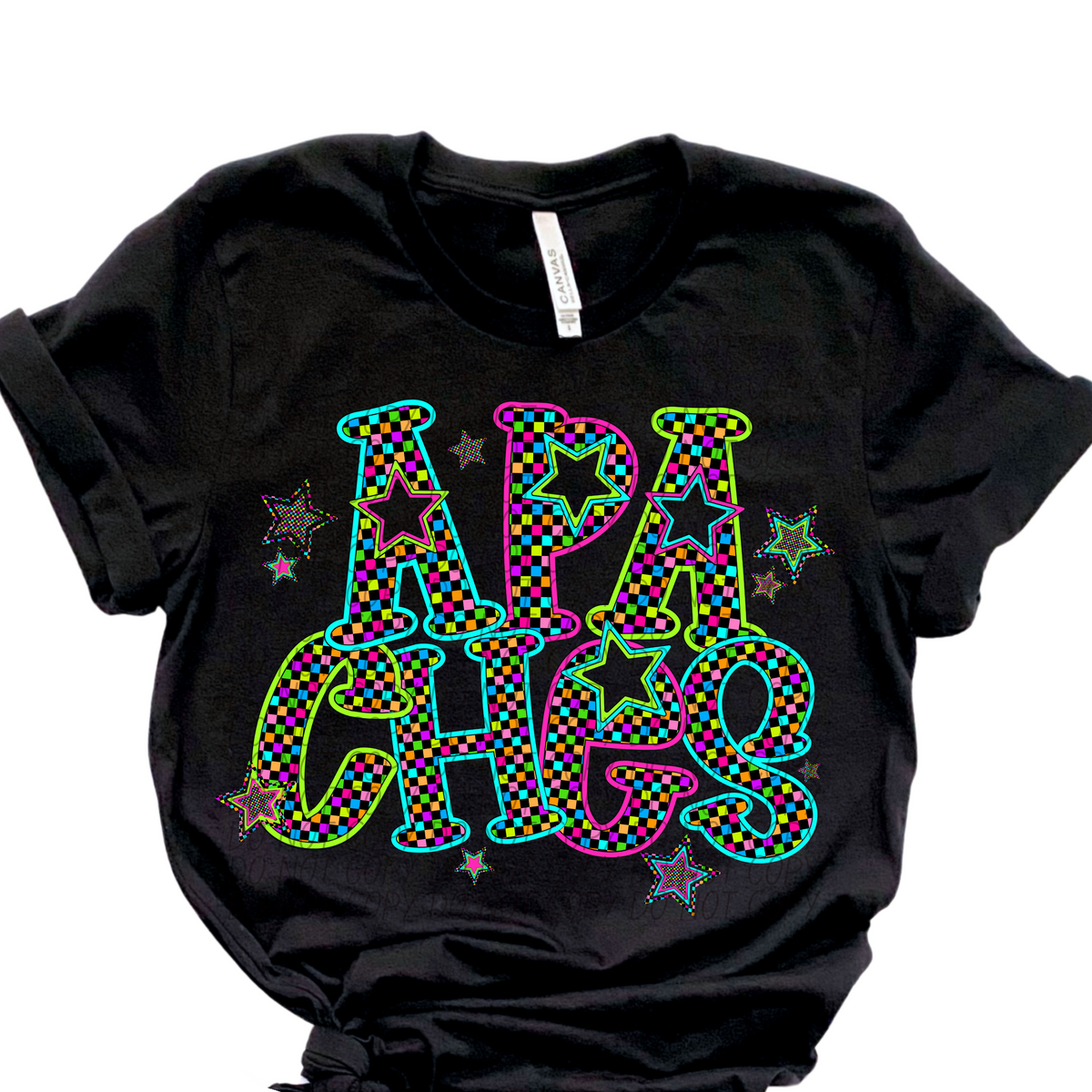 Apaches Neon Stars (City) 100760 DTF transfer