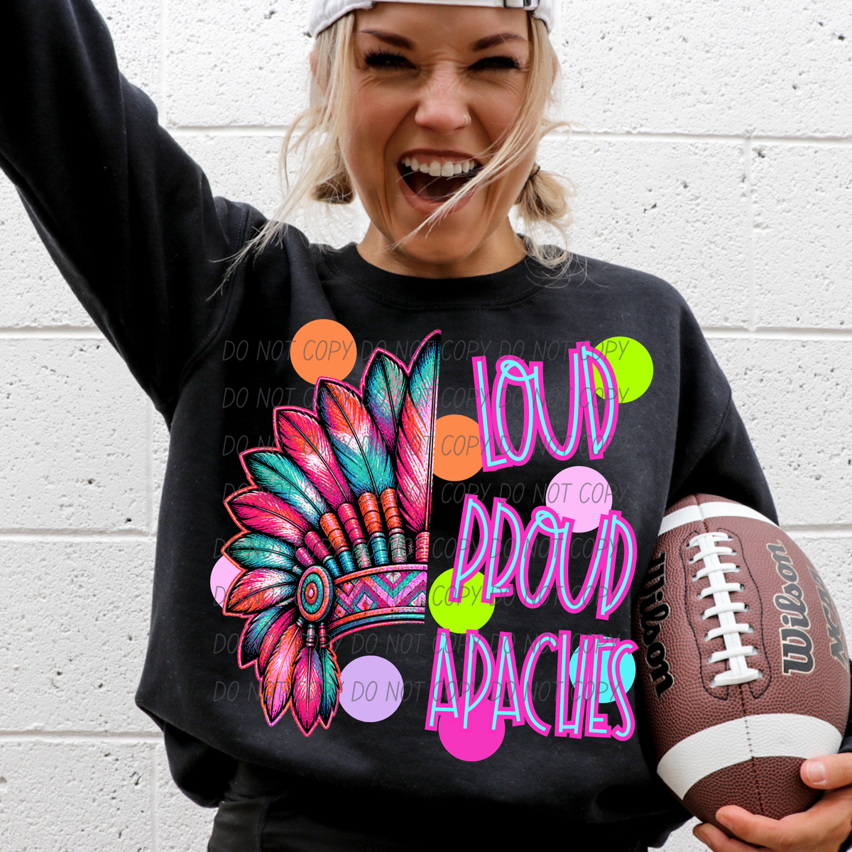 apaches loud proud polkadots (city) DTF transfer