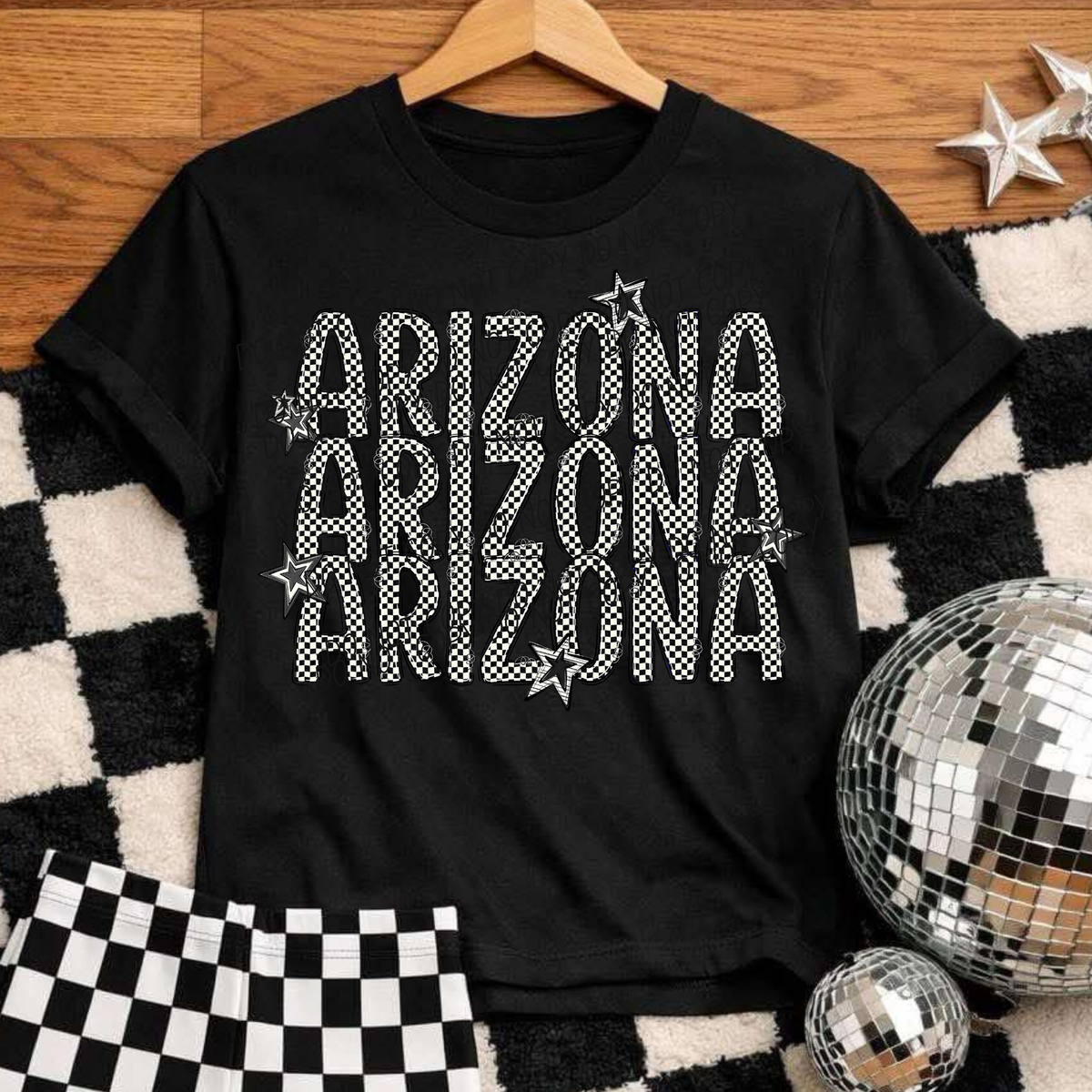 Arizona checker star (City) DTF Transfer