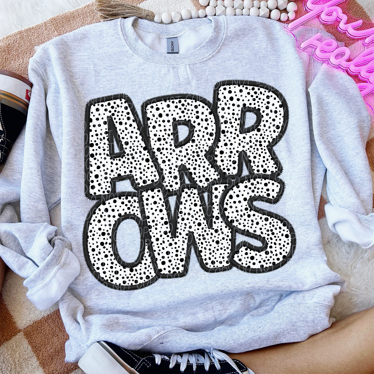 Arrows Polka Dot (CITY) 66686 DTF transfer