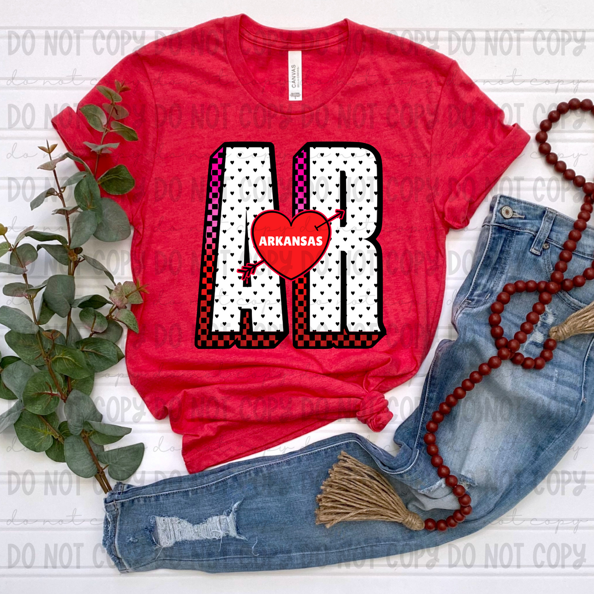 AR Arkansas red (Revel) DTF transfer