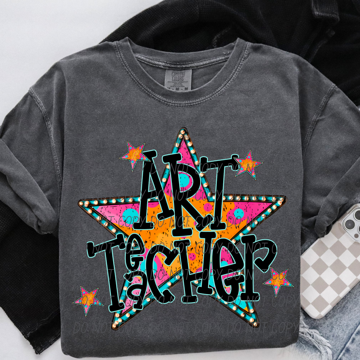 art teacher walk of fame school careers (city) DTF Transfer