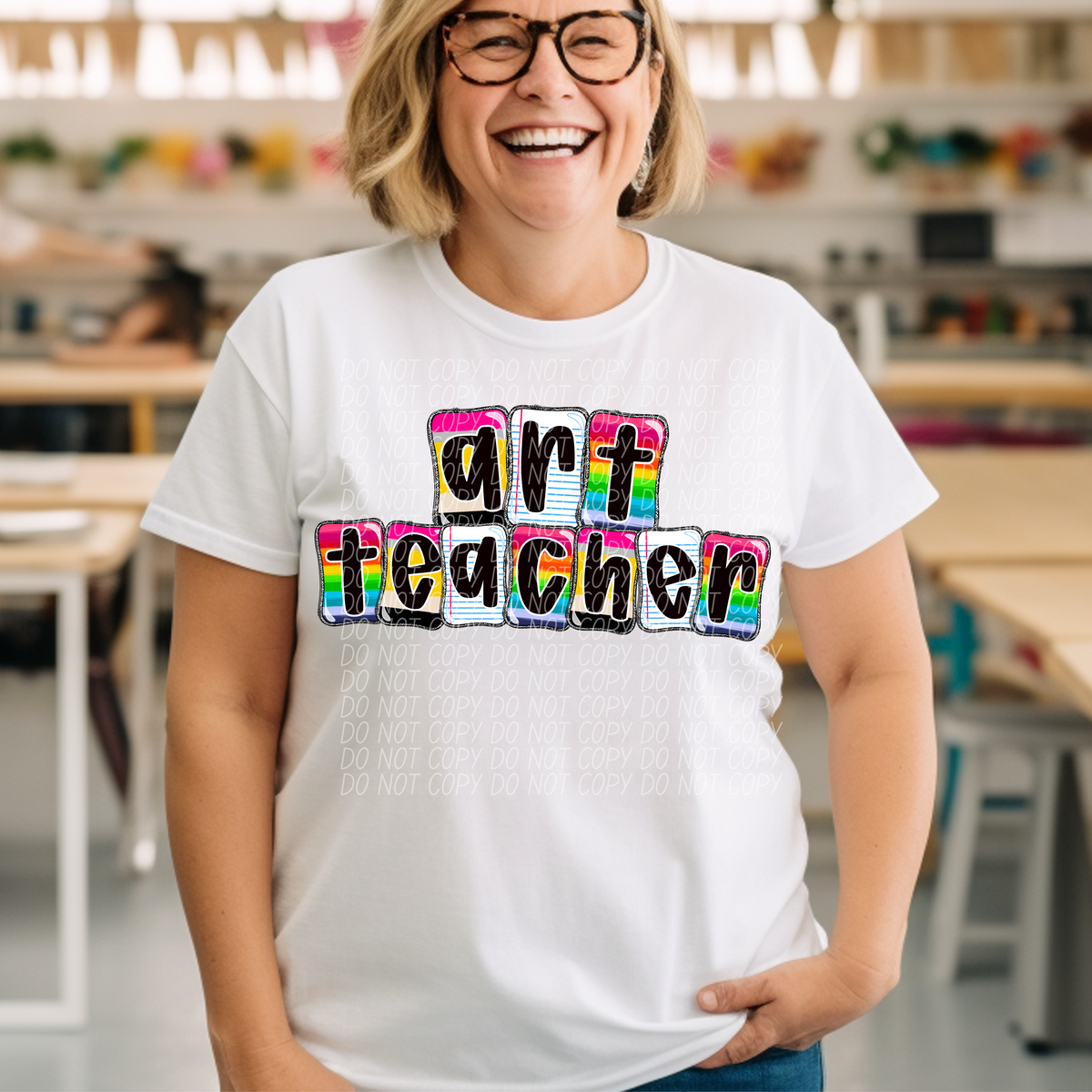 Art Teacher School Daze (CITY) DTF transfer