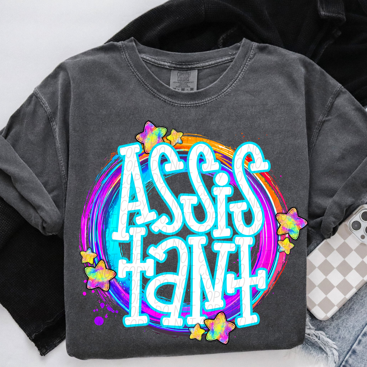 Assistant Whimsical (CITY) DTF transfer