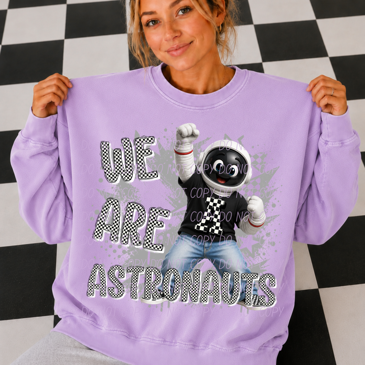 astronauts campus crew (city) DTF transfer