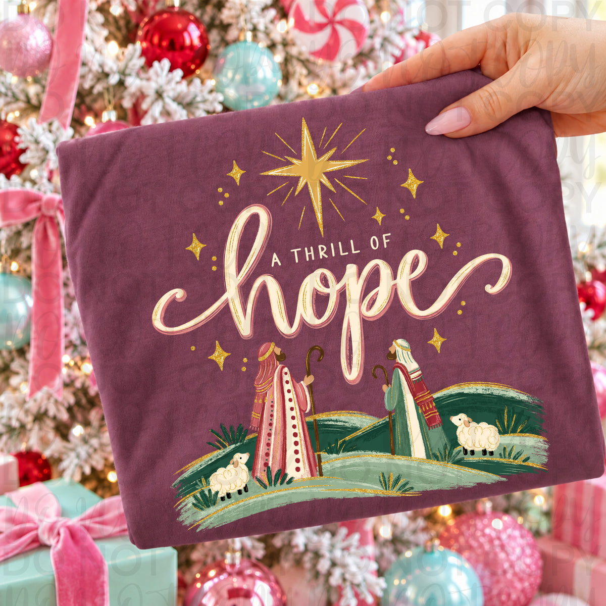 A thrill of hope wise men and shining star (UAC) DTF Transfer