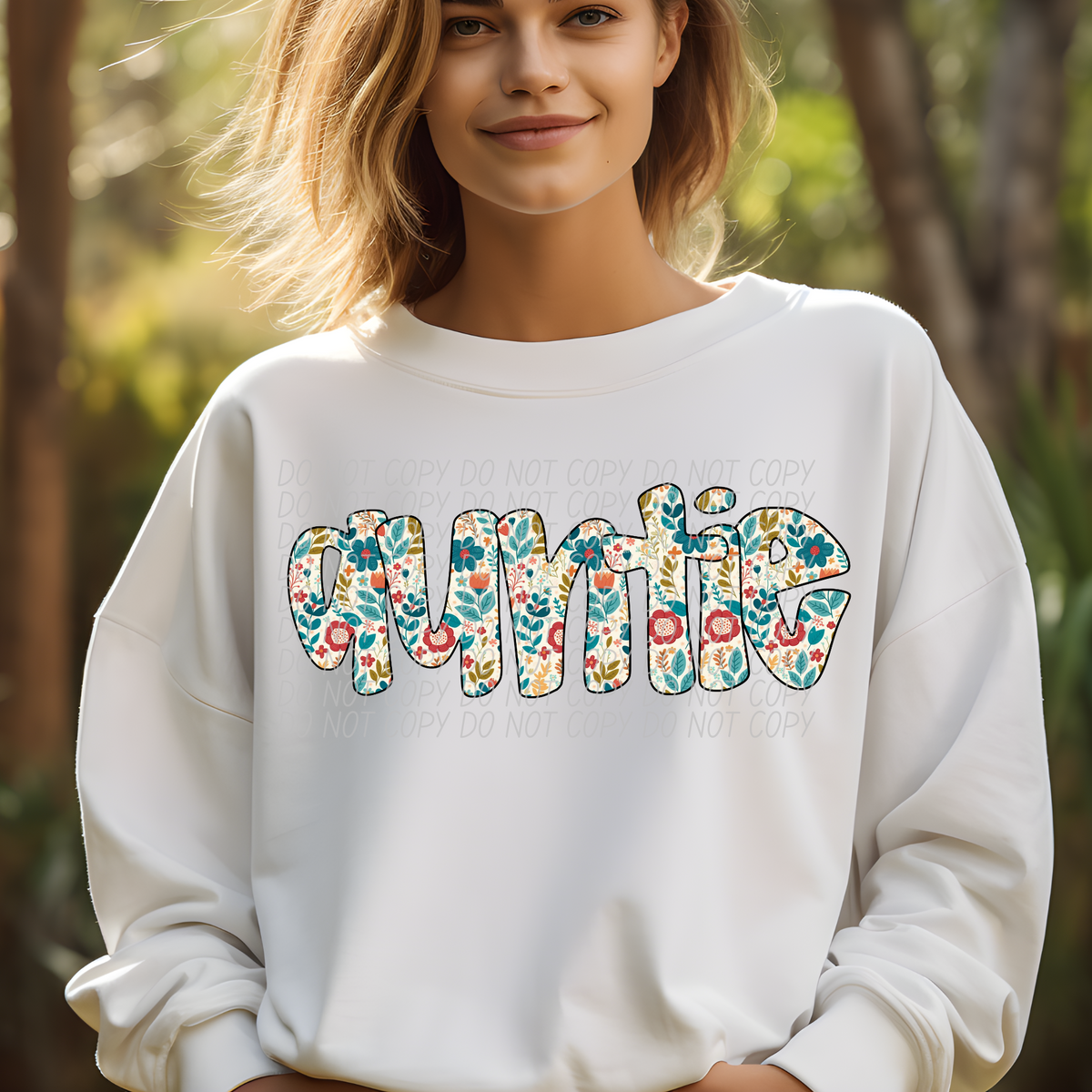 Auntie Fall Floral (City) DTF transfer