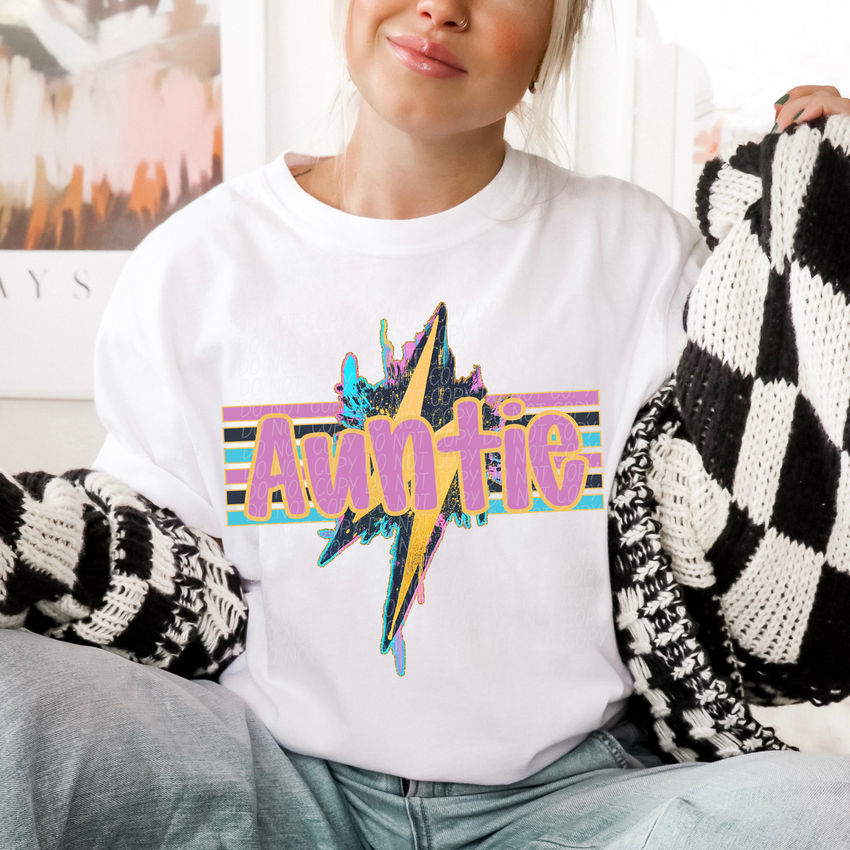 Geode Bolt Auntie (CITY) DTF transfer