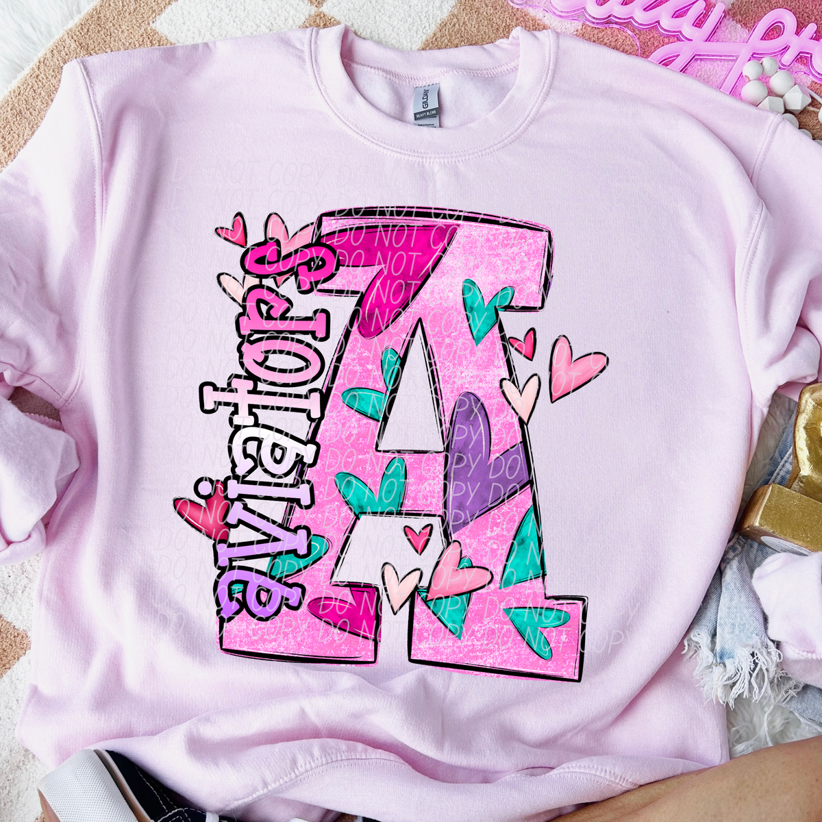 Aviators Valentine Mascot (City) DTF transfer