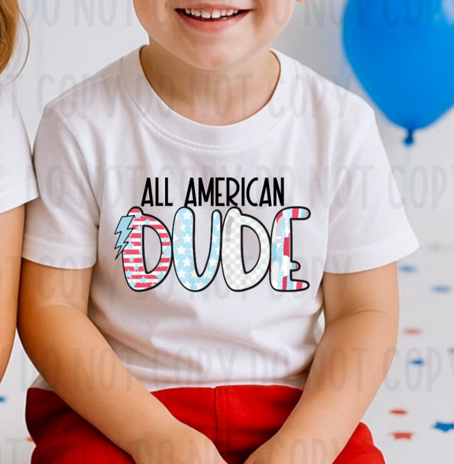 All American Dude (Canvista) 101765 DTF transfer