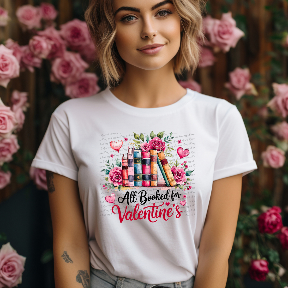 All Booked For Valentine's 71748 DTF Transfer