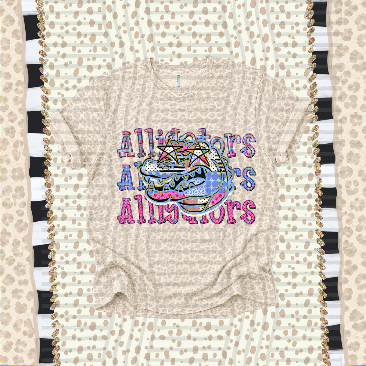Alligators -Dolly Doodle Print (Caplinger) DTF Transfer