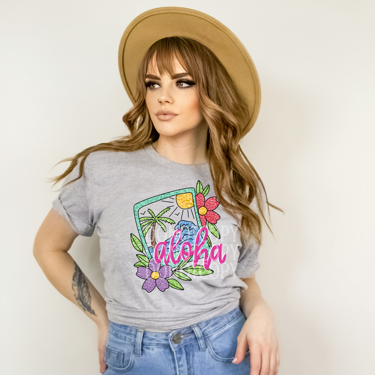 Aloha frame (CSG) DTF Transfer