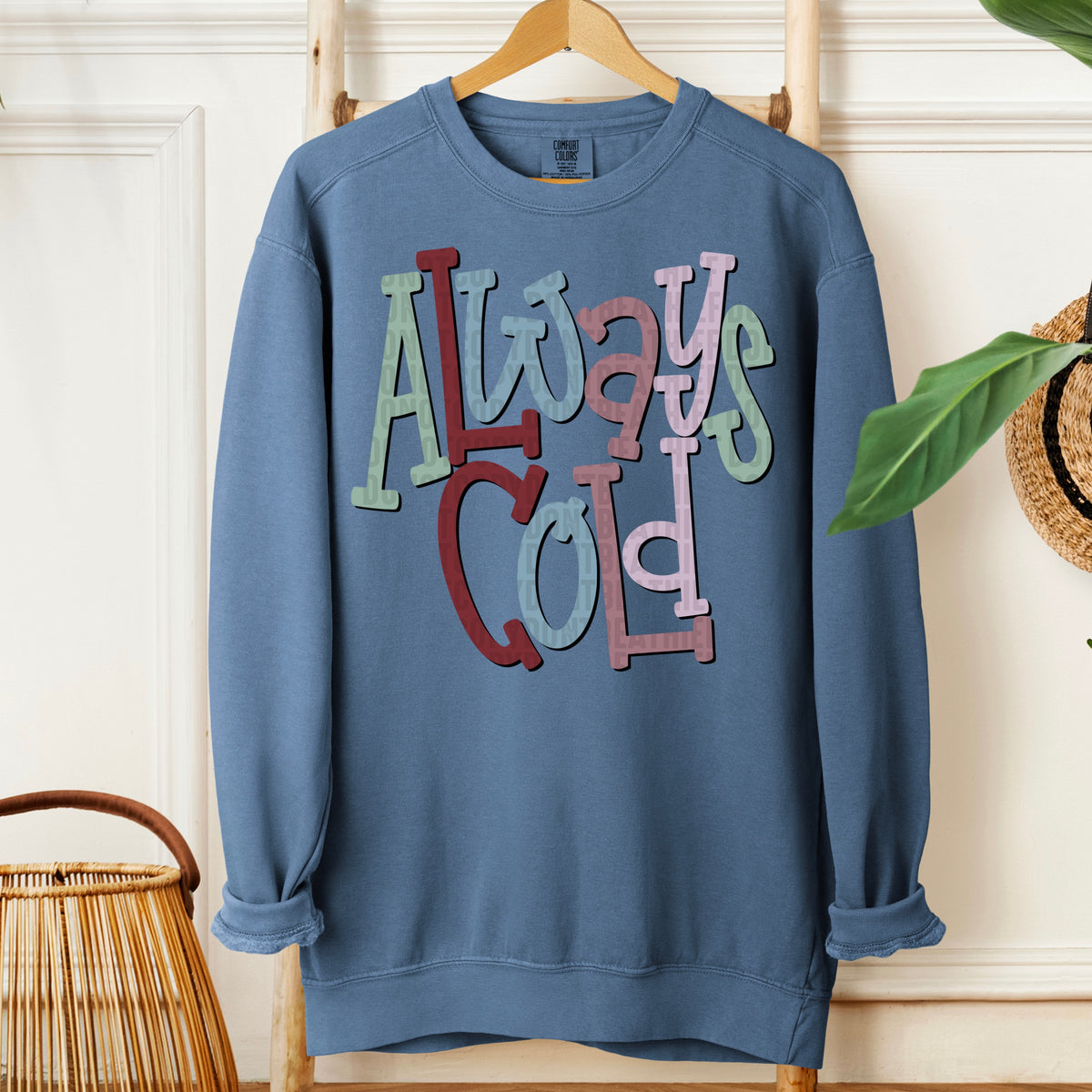 Always cold muted colors (SDD) 109233 DTF transfer