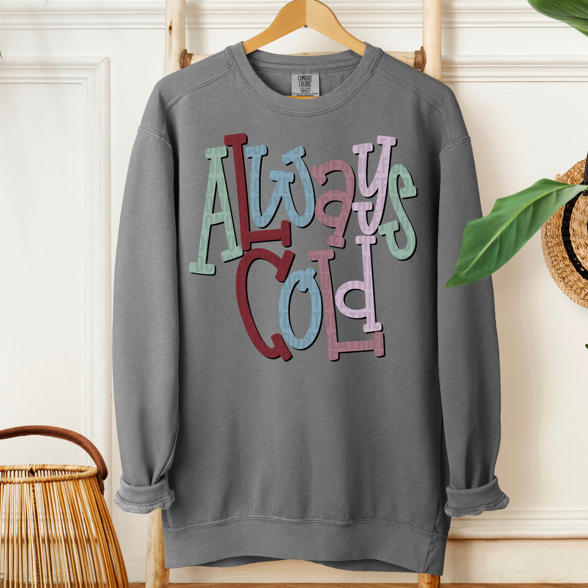 Always cold muted colors (SDD) 109233 DTF transfer
