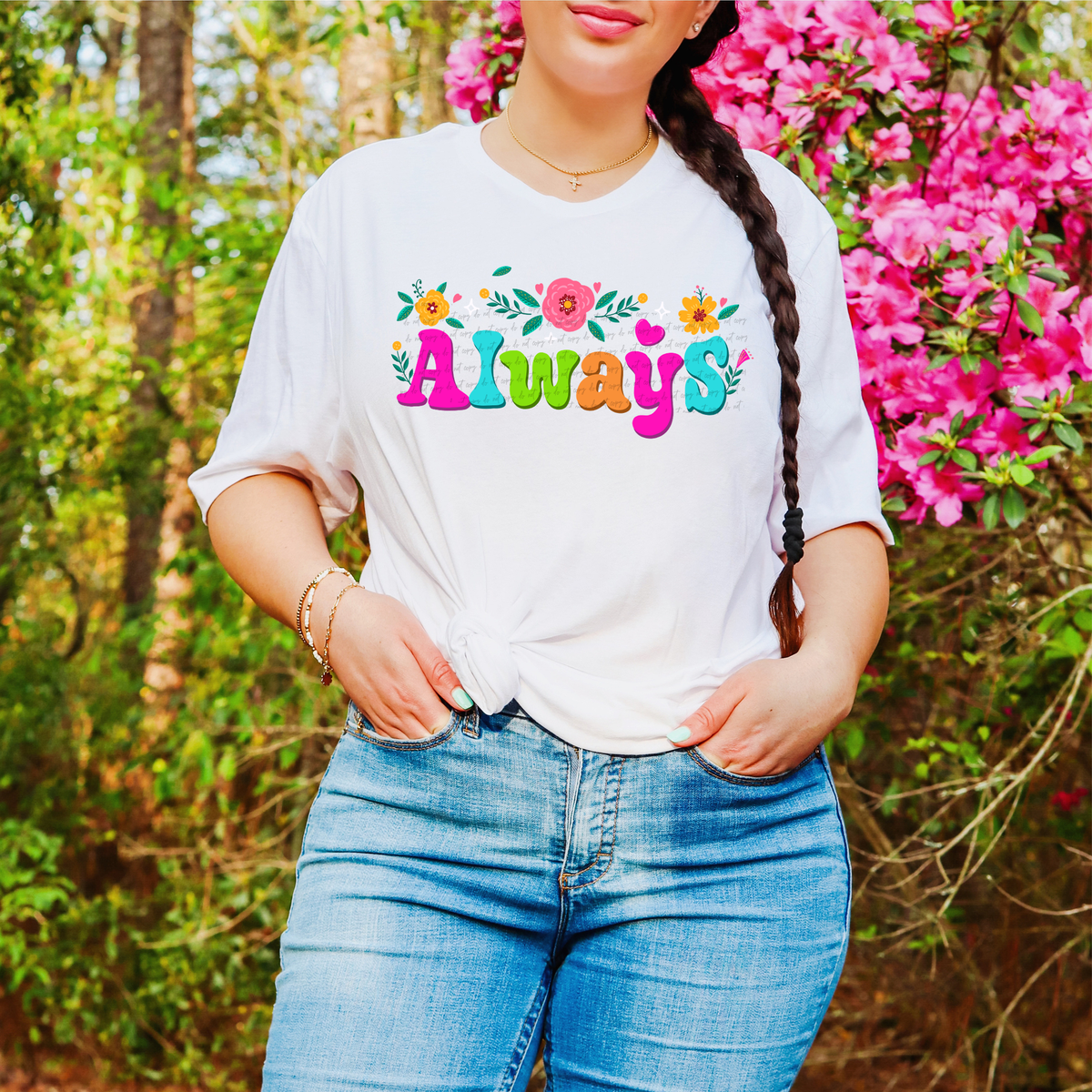 Always Floral 76624 DTF Transfer